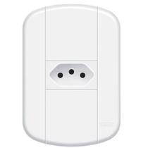 Tomada Fame com Placa 4x2"" Padrão 2P+T 10 Ampères Blanc - 112.3914.4 - FAME Tomada Fame com Placa 4x2"" Padrão 2P+T 10 Ampères Blanc - 112.3914.4 - FAME