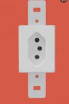 Tomada Fame linha Gris 3P 10 A Tomada Fame linha Gris 3P 10 A