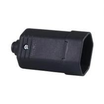 Tomada Femea 2P+T 10A C/ Prensa Cabo Tmd11-3 Preta