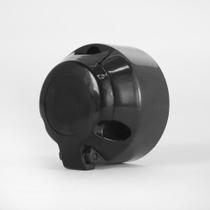 Tomada Fêmea - 6 Pinos de Latão - Preta - Universal