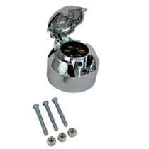 Tomada femea cromada 6 polos - volp270