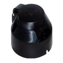 Tomada Fêmea Em Plástico Preto 7 Pólos Reboque Conexao Fixa Tomada Fêmea Em Plástico Preto 7 Pólos Reboque Conexao Fixa
