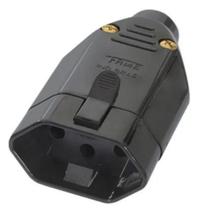 Tomada Femea Fame 2P+T 10A 250V Preto