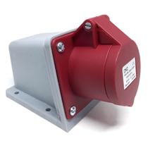 Tomada Fêmea Sobrepor 3P+Terra 16A Vermelha YHT-N114 CNC Tomada Fêmea Sobrepor 3P+Terra 16A Vermelha YHT-N114 CNC