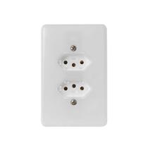 Tomada Fixa de Emb Bipolar 2 Tomadas 2P + T 20A 250V Ilumi
