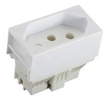 Tomada fixa emb bip 10a - 250v c/pl 4x2 - ilumi lev Tomada fixa emb bip 10a - 250v c/pl 4x2 - ilumi lev