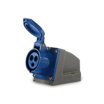 Tomada Fixa Sobrepor Azul 32A 3P+T IP44 - Soprano Tomada Fixa Sobrepor Azul 32A 3P+T IP44 - Soprano