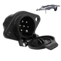 Tomada flx carreta redonda femea fixa 7 polos 24v Tomada flx carreta redonda femea fixa 7 polos 24v