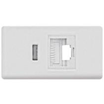 Tomada Fone Padrão Americano Tramontina - Módulo 12706 Tomada Fone Padrão Americano Tramontina - Módulo 12706