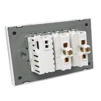 Tomada Fonte Usb De Parede Duplo Universal Carregador Usb Carregamento Rápido Tomada Fonte Usb De Parede Duplo Universal Carregador Usb Carregamento Rápido