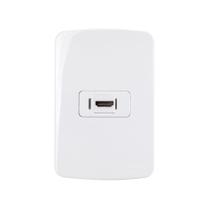 Tomada HDMI MarGirius B3 com Placa 4x2 Branca Tomada HDMI MarGirius B3 com Placa 4x2 Branca
