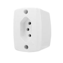 Tomada Ilumi de Sobrepor Retangular Bipolar 2P+T