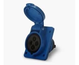 Tomada Ind. Emb. 3P+T 16A 220V Azul Soprano Tomada Ind. Emb. 3P+T 16A 220V Azul Soprano