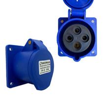 Tomada Industrial 3P+T 16a Decorlux 9h 220/240v Azul