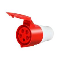 Tomada Industrial À Prova d'Água 3PIN 4PIN 5PIN 16A IP44 Conector Elétrico De Montagem Em Parede
