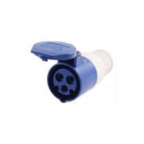 Tomada Industrial De Acoplamento 2p+t 220v 32a Ip44 Cor Branco/azul
