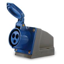 Tomada Industrial De Embutir 3006 2p+t-220240v Ip44-6h 16 A - Soprano