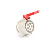 Tomada industrial de embutir 3p+n+t 16a 380/440v strahl 5046