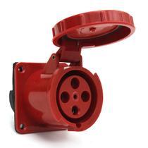 Tomada Industrial de Embutir Linha Best Connection 4 (3P+T) - 63A IP 67 6H