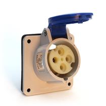 Tomada Industrial de Embutir Linha CEKTON IP44 Strahl 4 (3P+T) 16A 200/250V