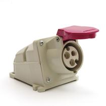 Tomada Industrial de Sobrepor 2H 32A 3 2P+T 24V Strahl IP44