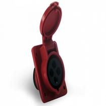 Tomada Industrial Emb 2P+T 32A 380V 9H Vm Ip-44 Tes-3249 Soprano