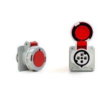 Tomada Industrial Embutir 3P+T 125A 380/440V Ip67strahl4646