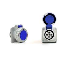 Tomada Industrial Embutir 3P+T16a 220/240V Ip67strahl Pa4049 Tomada Industrial Embutir 3P+T16a 220/240V Ip67strahl Pa4049