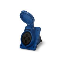 Tomada Industrial Embutir Tes-4249 32A 3P+T 220/240VCA - Soprano