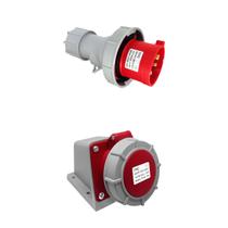 Tomada industrial macho e femea 3p + terra 32a 380 v