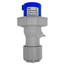 Tomada Industrial Macho Modelo YhtN0132 220250V~ 2PE 16A 6H