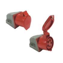 Tomada Industrial Sobrepor 16A 3P+T+N 380V/440V Soprano IP44 NBR IEC 60309-1 NBR IEC 60309-2 Tomada Industrial Sobrepor 16A 3P+T+N 380V/440V Soprano IP44 NBR IEC 60309-1 NBR IEC 60309-2