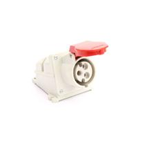 Tomada industrial sobrepor 2p+t 16a 380/440v strahl - 3009 Tomada industrial sobrepor 2p+t 16a 380/440v strahl - 3009