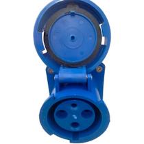 Tomada Industrial Sobrepor Jng 2P+T 63a 6h Azul 250v Mgi-133