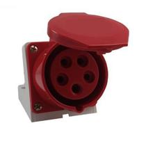 Tomada Industrial Sobrepor - TSS-5006 16a 3p+t+n 380440Vca IP44-6H Soprano
