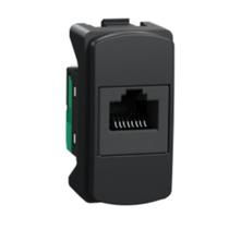 Tomada Informática Rj45 8 Fios Cat5E Grafite Miluz Schneider