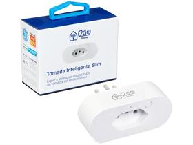 Tomada Inteligente 1 Saída Smart Plug Slim Wi-Fi 10A I2GO H