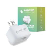 Tomada Inteligente Max Positivo WI-FI 16A Smart Home Branca