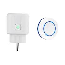 Tomada Inteligente Sem Fio 433 Mhz 15A Código EV1527 Controle Remoto Plugue Elétrico Para Lâmpada Tomada Inteligente Sem Fio 433 Mhz 15A Código EV1527 Controle Remoto Plugue Elétrico Para Lâmpada