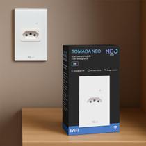 Tomada Inteligente Smart Wi-Fi 20A 110v/220v Bivolt Branco Cod: 291990860 Avant Neo