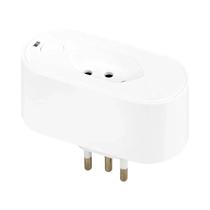Tomada Inteligente Wi-Fi Padrão Brasil 16A 20A Com Monitor De Energia, Controle Remoto, Compatível Tomada Inteligente Wi-Fi Padrão Brasil 16A 20A Com Monitor De Energia, Controle Remoto, Compatível