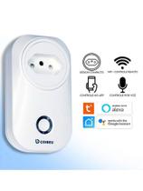 Tomada Inteligente Wi-Fi Smart Home COIBEU - Cor Branco - Controle Remoto via App