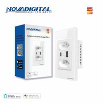 Tomada Inteligente WiFi com Porta USB e Tipo C Tomada Smart