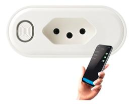 Tomada Inteligente Wifi Medição 10a Alexa google Consumo de Energia Controle Remoto APP Celular Ventilador - Ekaza