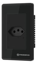 Tomada Inteligente Wifi Primebras 1 Canal Cor Preto