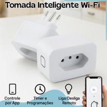 Tomada Inteligente WiFi Viagens Comandos De Voz Casa Trabalho Aparelhos Celular APP Timers