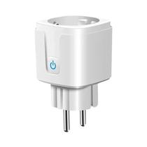 Tomada Inteligente WiFi Zigbee EU 16A 20A Com Monitoramento De Energia, Temporizador E Controle Por