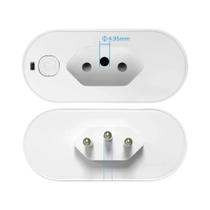 Tomada Inteligente WiFi Zigbee Padrão Brasil 16 20A Com Monitor De Energia E Controle Remoto Para