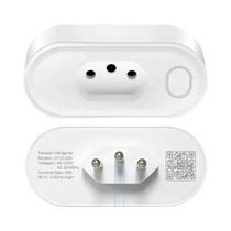 Tomada Inteligente WiFi Zigbee3.0 16 20A Plugue Brasileiro Com Monitor De Energia Controle Por Voz