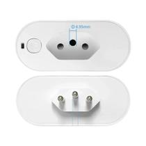 Tomada Inteligente WiFi Zigbee3.0 16 20A Plugue Brasileiro Com Monitor De Energia Controle Por Voz
